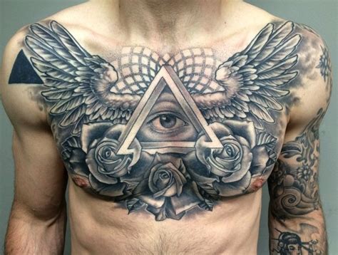 tatuajes grandes en el pecho|Tatuajes en el pecho 